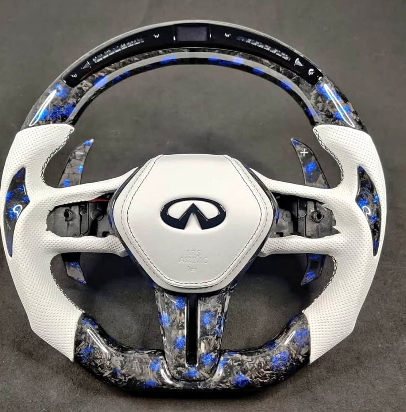 Q60 Infiniti custom carbon fiber steering wheel